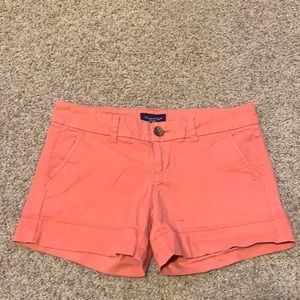 American Eagle Coral Stretch Shorts - Size 4